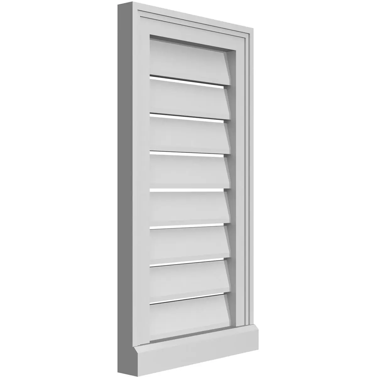 Signature Urethane 14"W x 26"H Rectangle Gable Vent | Durable, Energy-Efficient Home Ventilation (120 chars) - view 2