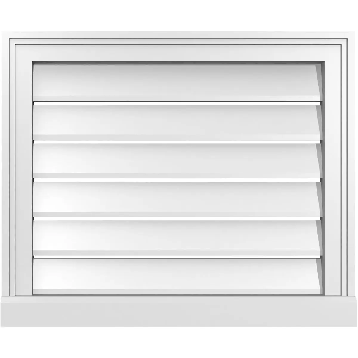 Signature Urethane 24"W x 20"H Rectangle Surface Mount Gable Vent | Durable, Energy-Efficient, Easy Install - main product image
