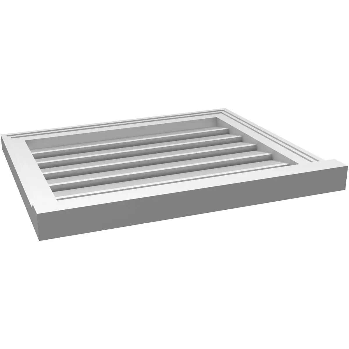 Signature Urethane 24"W x 20"H Rectangle Surface Mount Gable Vent | Durable, Energy-Efficient, Easy Install - view 5