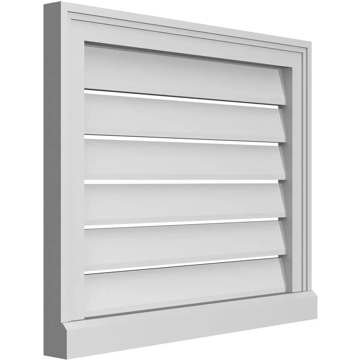 Signature Urethane 24"W x 20"H Rectangle Surface Mount Gable Vent | Durable, Energy-Efficient, Easy Install - view 2
