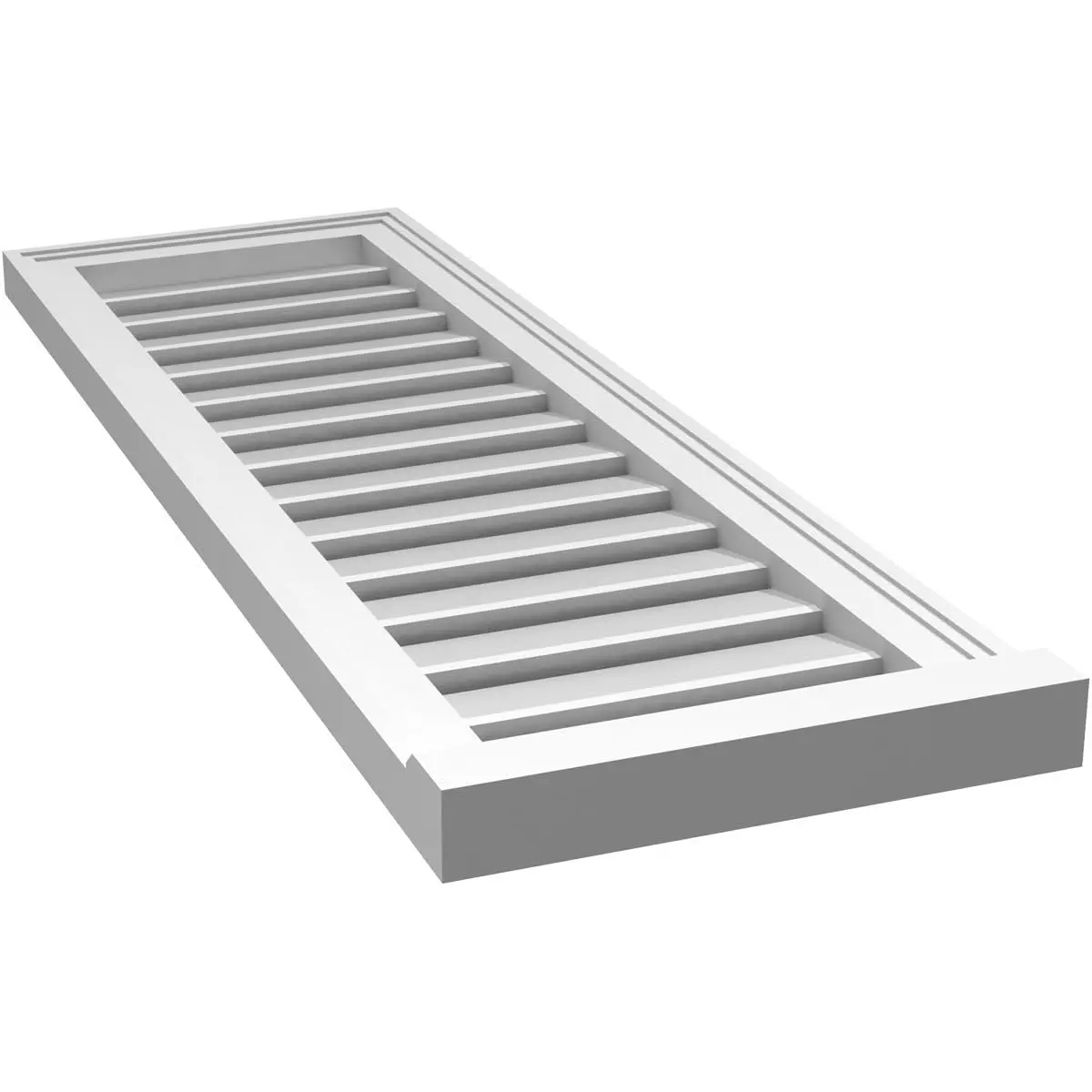 Signature Urethane 14"W x 42"H Rectangle Gable Vent | Durable, Energy-Efficient, Easy Install - view 5