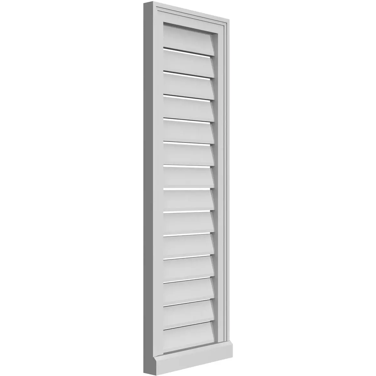 Signature Urethane 14"W x 42"H Rectangle Gable Vent | Durable, Energy-Efficient, Easy Install - view 2