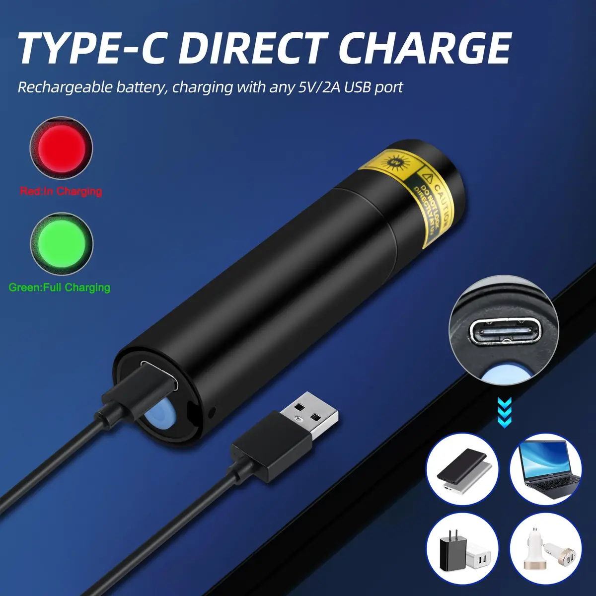 DARKBEAM UV Flashlight 365nm & 395nm Black Light 2 Pack | Dual Wavelength Detection - view 6