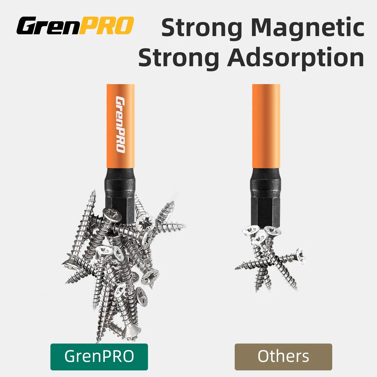 GRENPRO Impact Allen Wrench Drill Bit Set, 22-Piece Hex Bits | Metric & SAE Impact-Ready - view 3