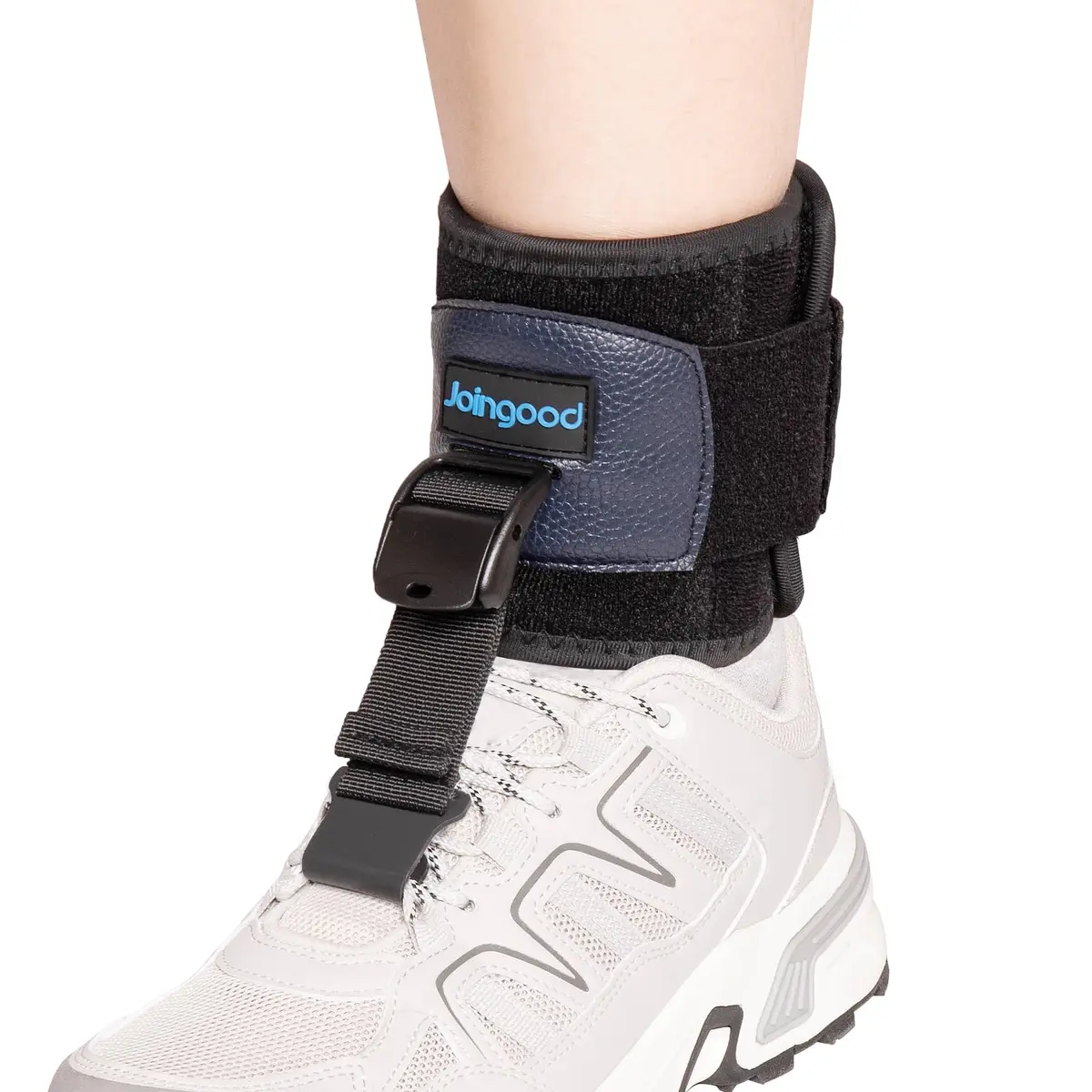 joingood AFO Foot Drop Brace for Walking | Adjustable Support for Drop Foot, Soft & Durable, Fits Left or Right Foot (L/XL) - main product image
