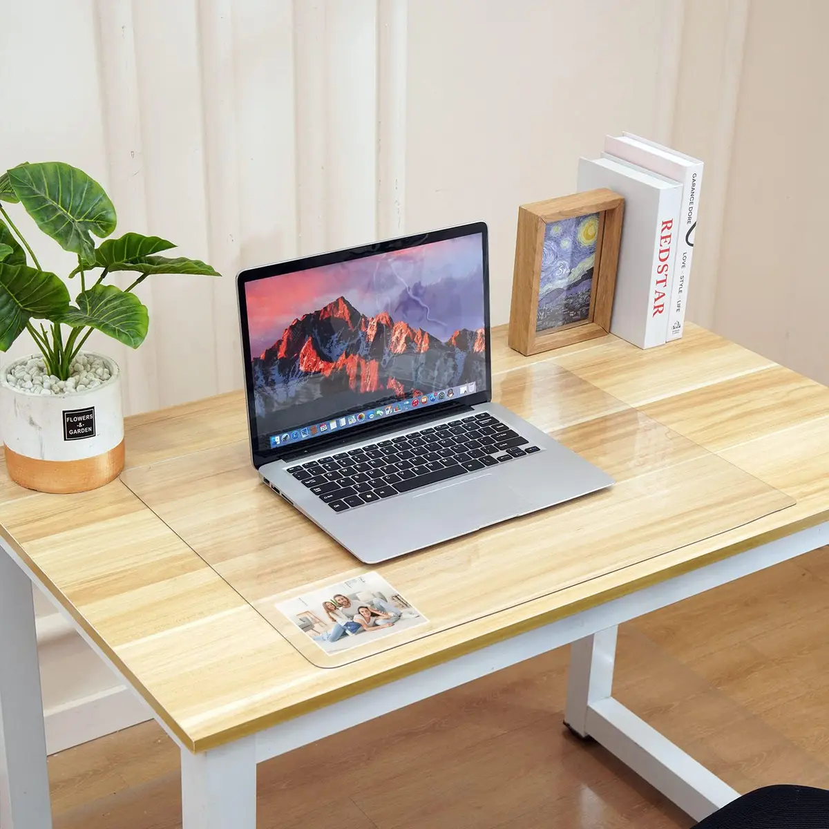 Easy Easy Life Clear Desk Mat Pad 14''x24'' (35.5cm x 61cm) | Waterproof PVC Protector with Integrated Mouse Pad - view 2