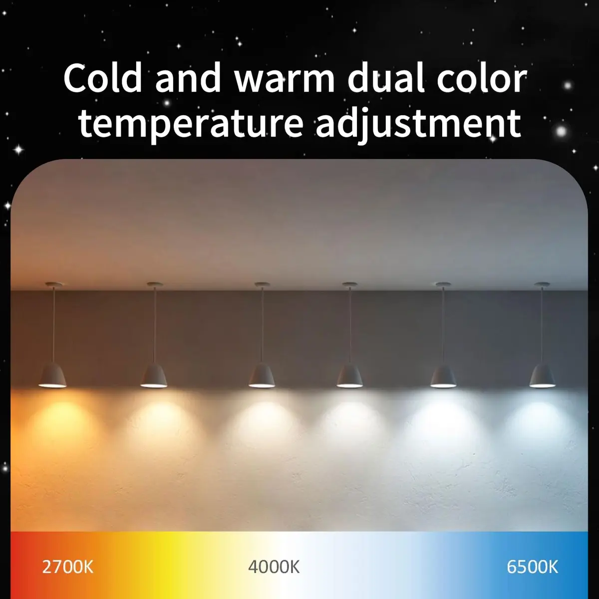 Kelepu Portable Color Temperature Light Wand 235mm (9.25in) | 2700K-6000K Adjustable Photography Light - view 8