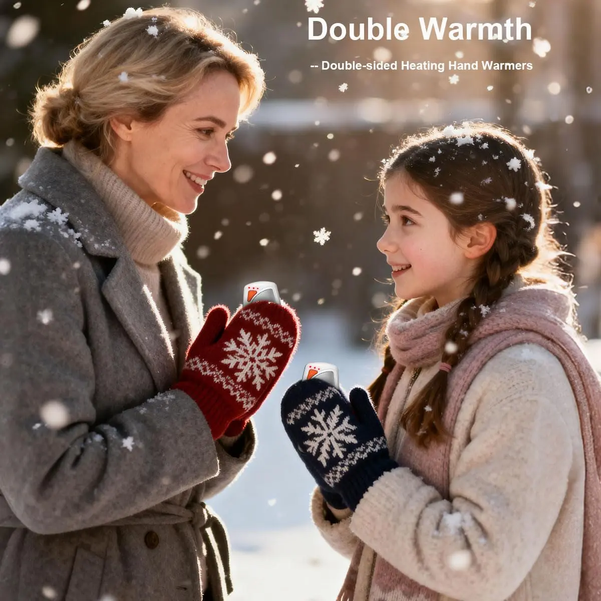 COTOP Rechargeable Hand Warmers 2 Pack | 24H Ultra-Long Battery, Charging Case, Portable, Dual-Sided, AI Smart Control, Gift for Outdoors - view 5