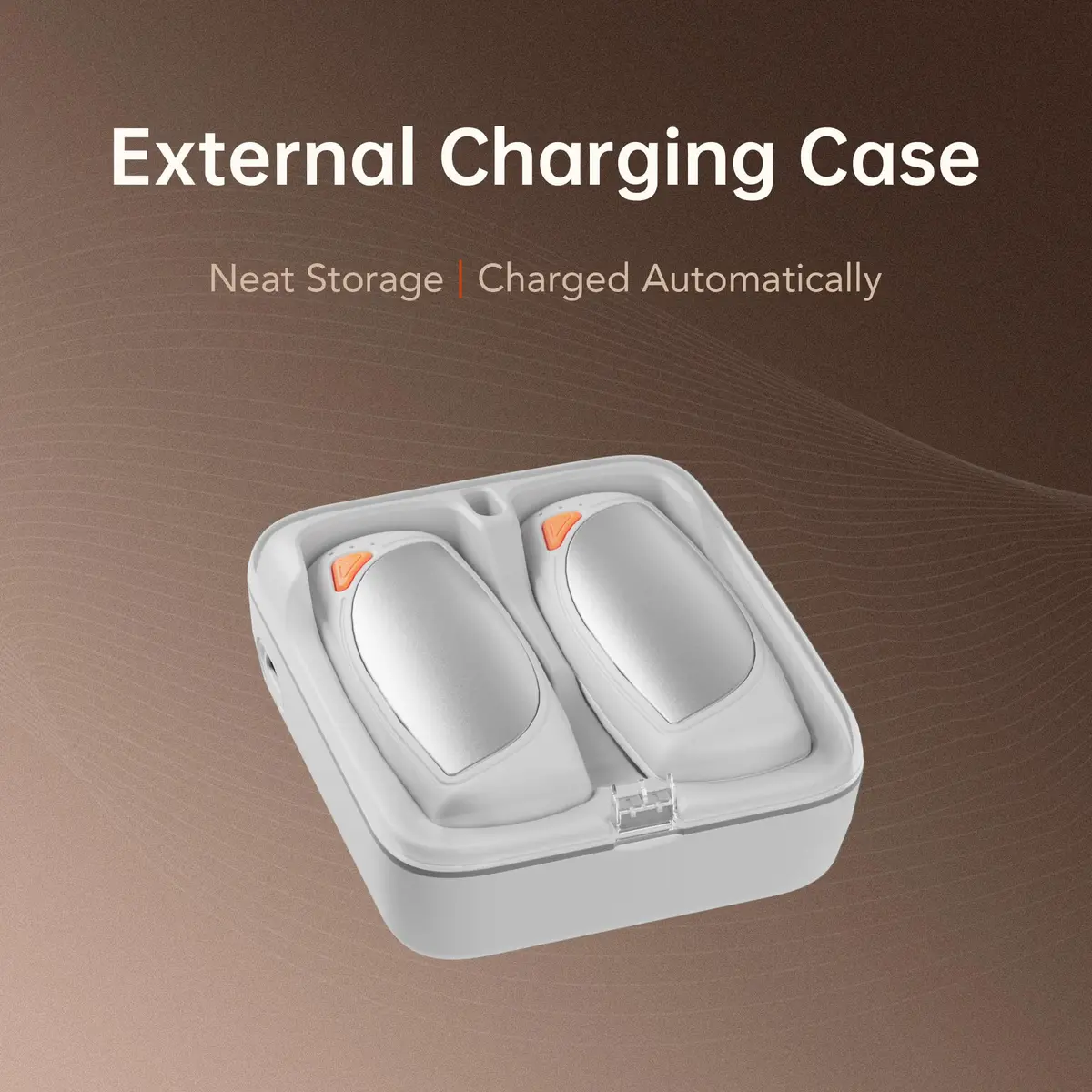 COTOP Rechargeable Hand Warmers 2 Pack | 24H Ultra-Long Battery, Charging Case, Portable, Dual-Sided, AI Smart Control, Gift for Outdoors - view 7