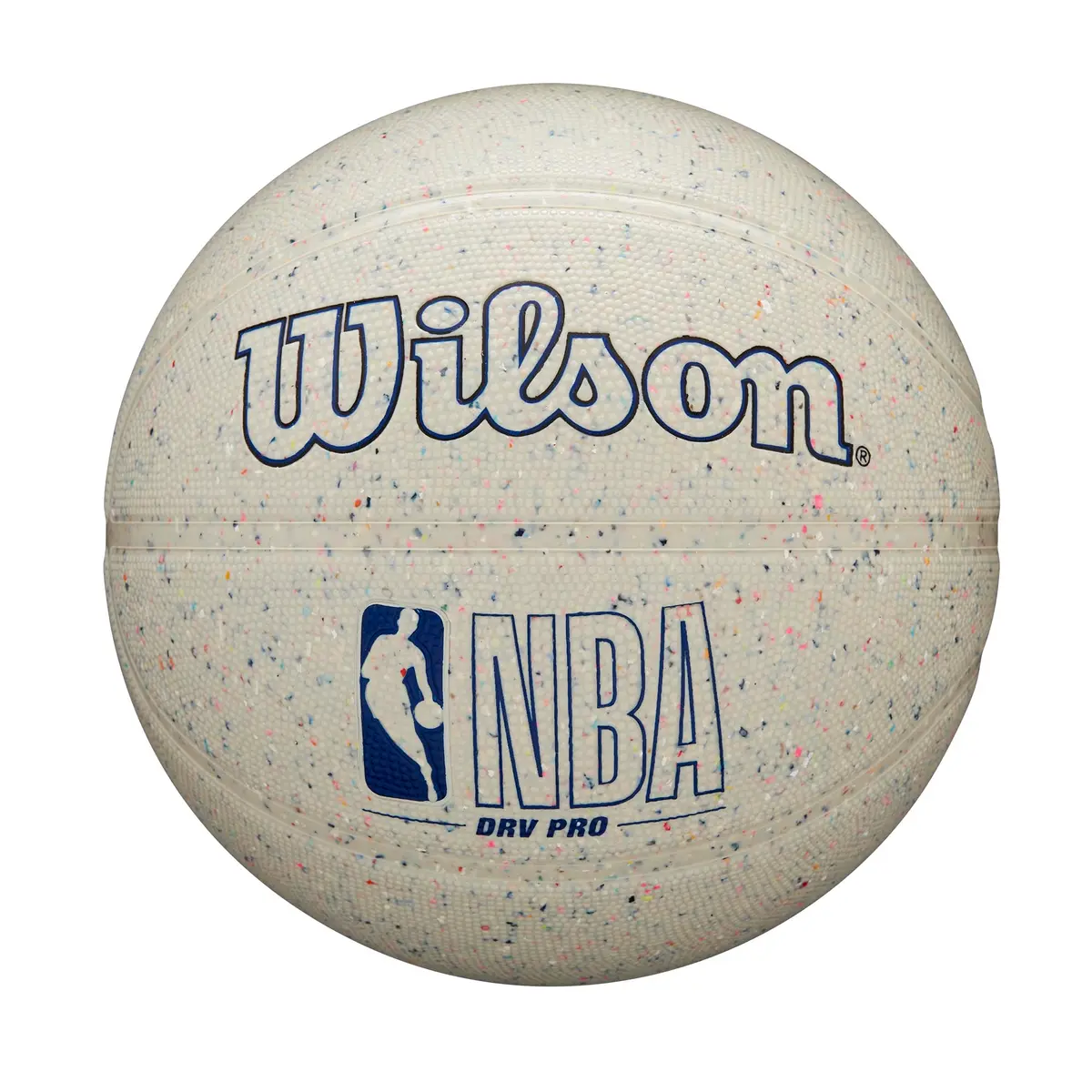 WILSON NBA DRV Pro Outdoor Basketball - Beige/Speckled, Size 7 - 29.5" | Eco-friendly Tackskin Cover - main product image