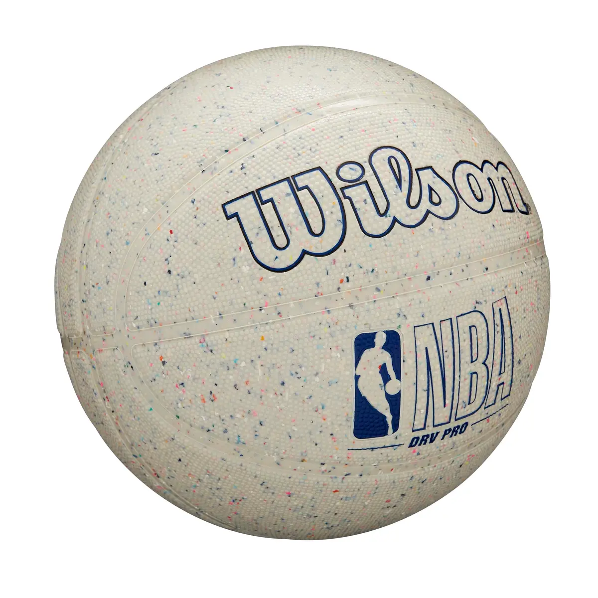 WILSON NBA DRV Pro Outdoor Basketball - Beige/Speckled, Size 7 - 29.5" | Eco-friendly Tackskin Cover - view 2