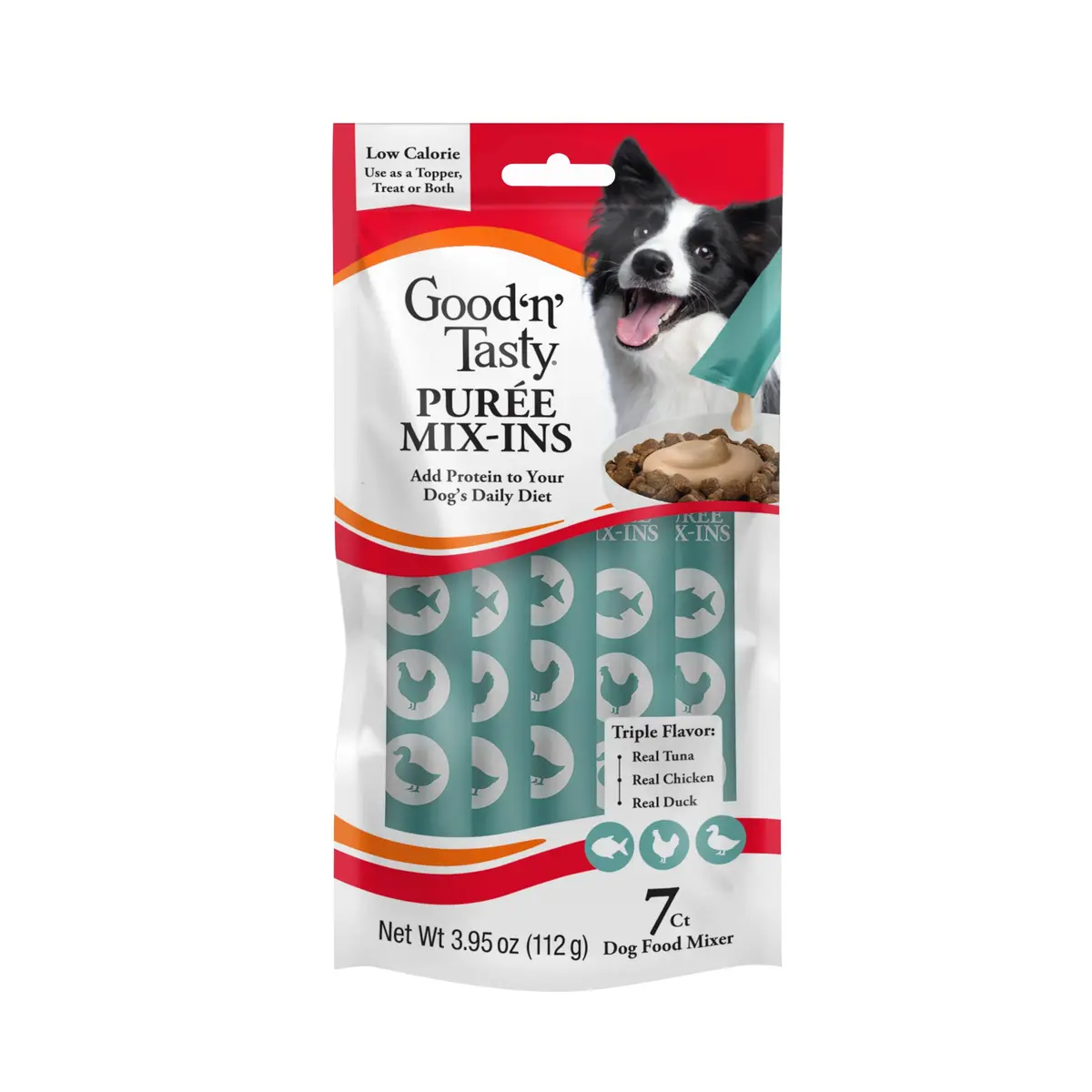 Good ‘N’ Tasty Puree Mix-Ins Dog Food Topper 3.95 Fl Oz | Flavorful, Hydrating & Easy to Serve - main product image