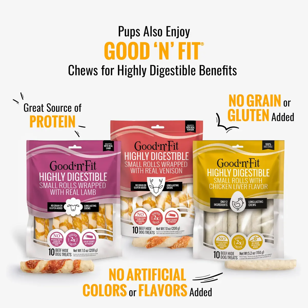Good ‘N’ Tasty Puree Mix-Ins Dog Food Topper 28 Count | Flavorful Hydrating Treats for Dogs - view 8