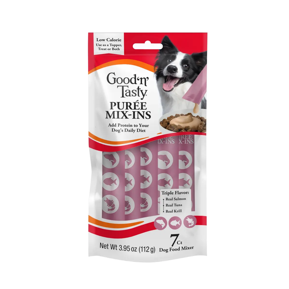 Good ‘N’ Tasty Puree Mix-Ins Dog Food Topper 3.95 Fl Oz | Flavorful, Hydrating & Easy to Serve - main product image