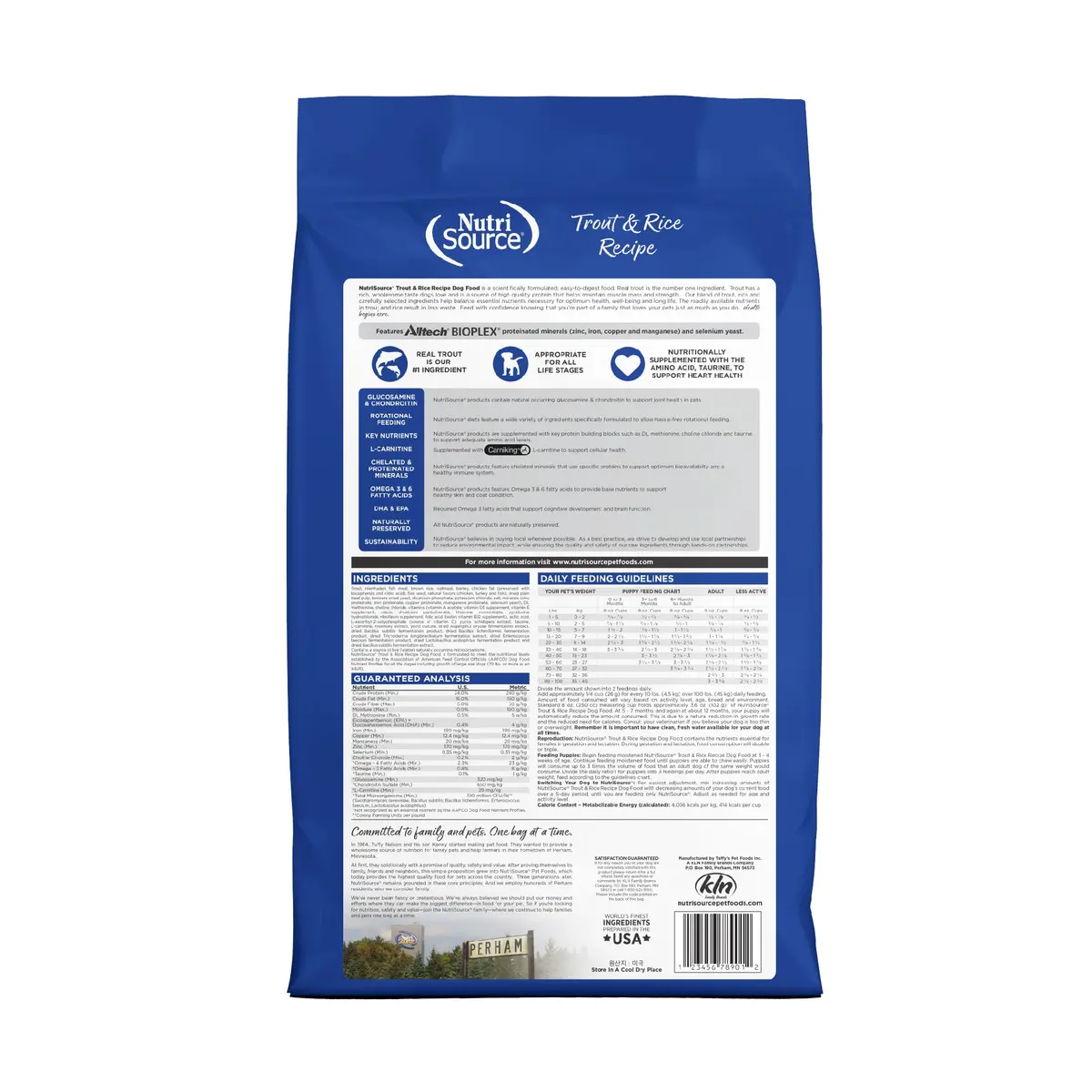 NutriSource Trout & Rice Dog Food 12LB | Easy Digest, High-Quality Protein - view 2