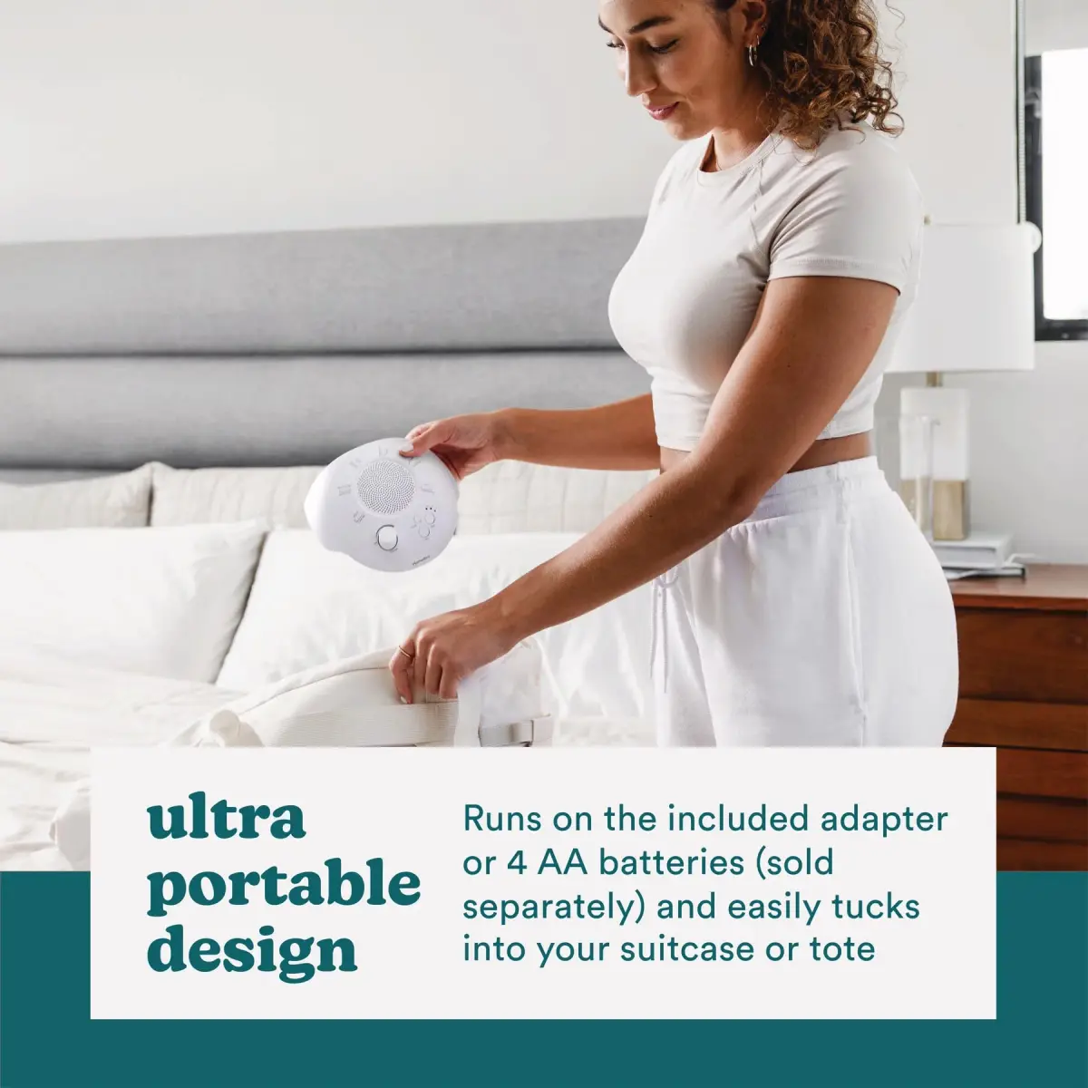 Homedics Sleep Better Portable Sound Machine with Night Light, 12 Soothing Sounds, 25ml (0.811 Fl Oz) | Ideal for Travel & Baby Sleep - view 7