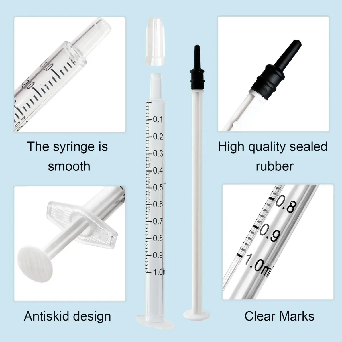 Kid2Kit 1mL Colostrum Collection Syringe Kit 100 Count | Sterile, BPA-Free, Includes Measuring Cup & Storage Bags - view 6