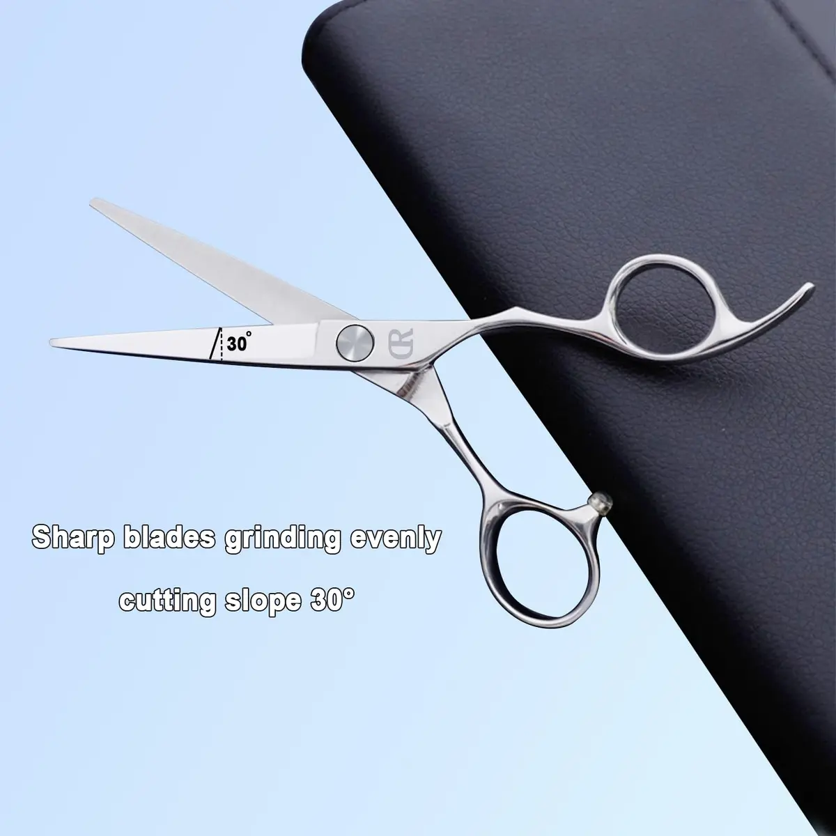 JAVENPROLIU Professional Hair Cutting Shears 6 Inch Barber Hair Scissors | Sharp Blades for Women, Men, Kids - view 5