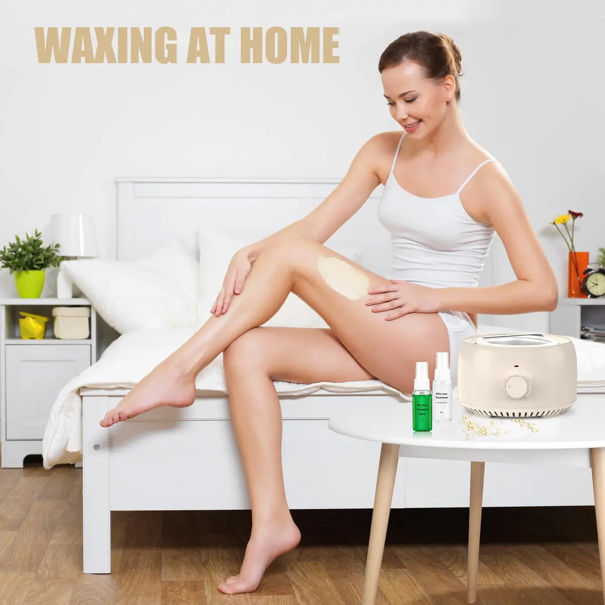 TIKESI Waxing Kit with Warmer 14oz | Full Body Hair Removal for Women Men - view 7