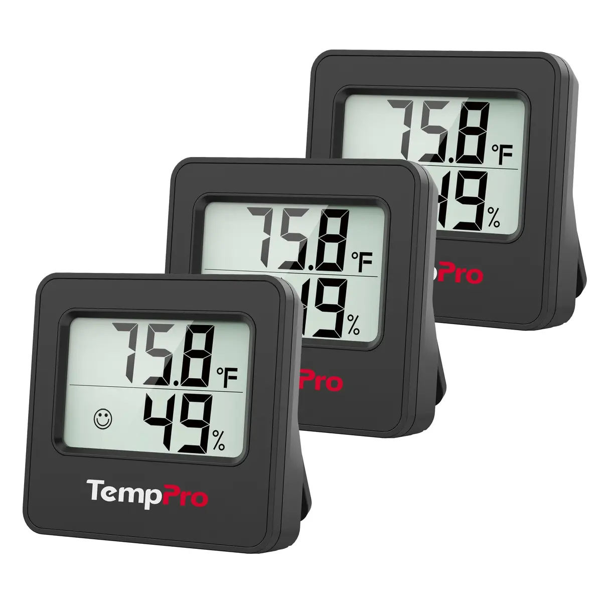 TempPro TempAir 3 Pack Indoor Thermometer & Hygrometer | Accurate Digital Room Monitor for Home - view 8
