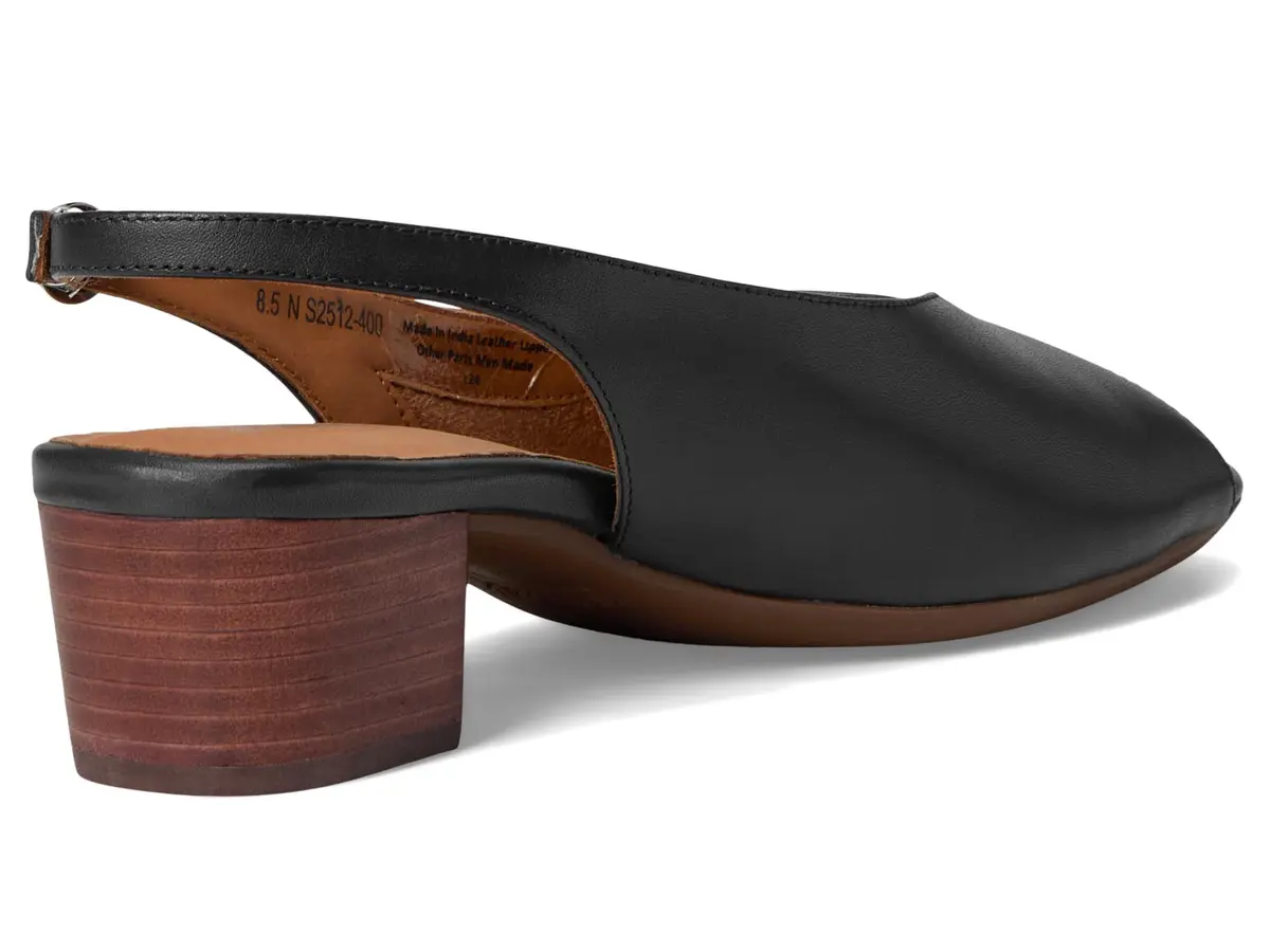 SoftWalk Lakewood Sandal Navy 12 Medium | Leather Dressy Heel with Adjustable Buckle - view 7