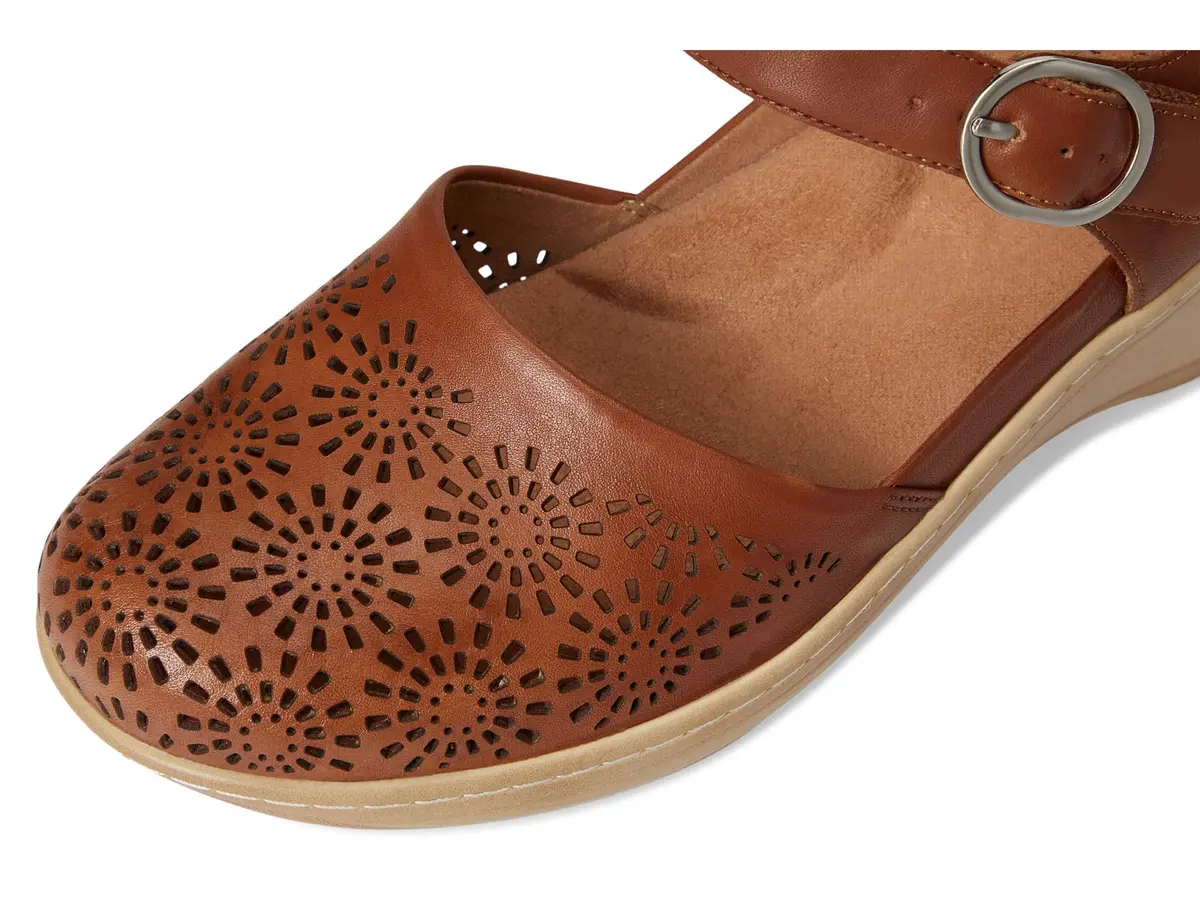 SoftWalk Womens Mabelle Perf Luggage 10 Narrow | Leather Casual Shoes for Women - view 6