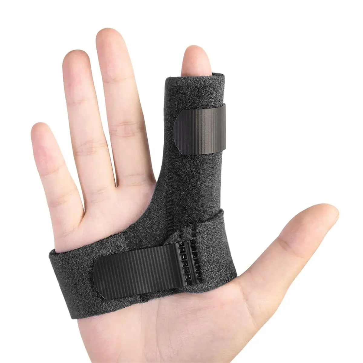 Sumifun Finger Brace Trigger Finger Splint for Arthritis & Injury | Fits Both Hands, Black - main product image