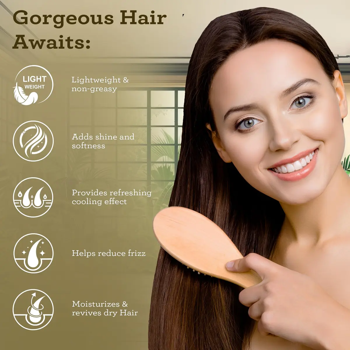 GuruNanda Rosemary Mint Hair Growth Oil 60ml (2 Fl Oz) | Stimulates Scalp for Stronger, Shinier Hair - view 3