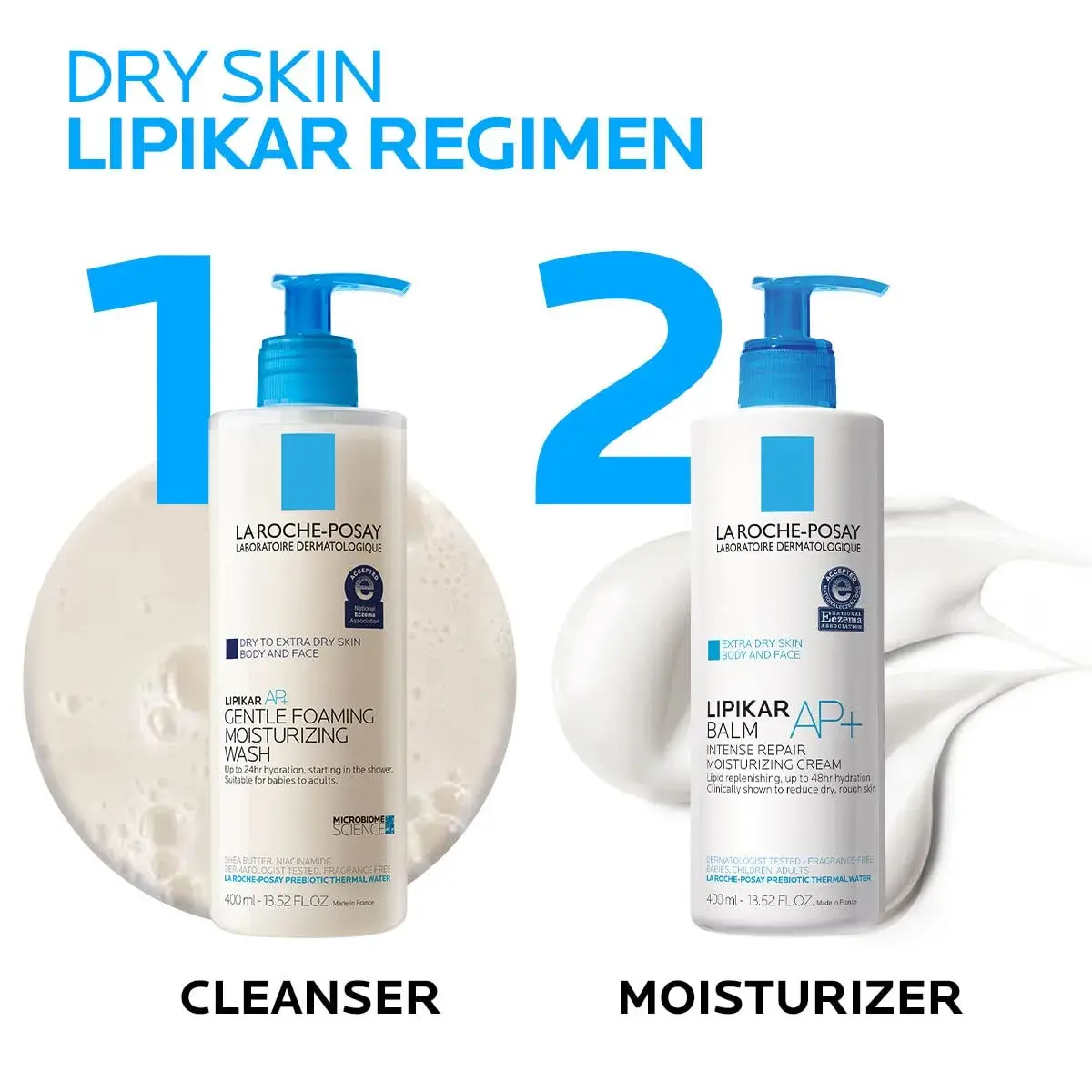 La Roche-Posay AP+ Gentle Moisturizing Body Wash for Dry Skin 200ml (6.76 Fl Oz) | Dermatologist Tested for Sensitive Skin - view 9