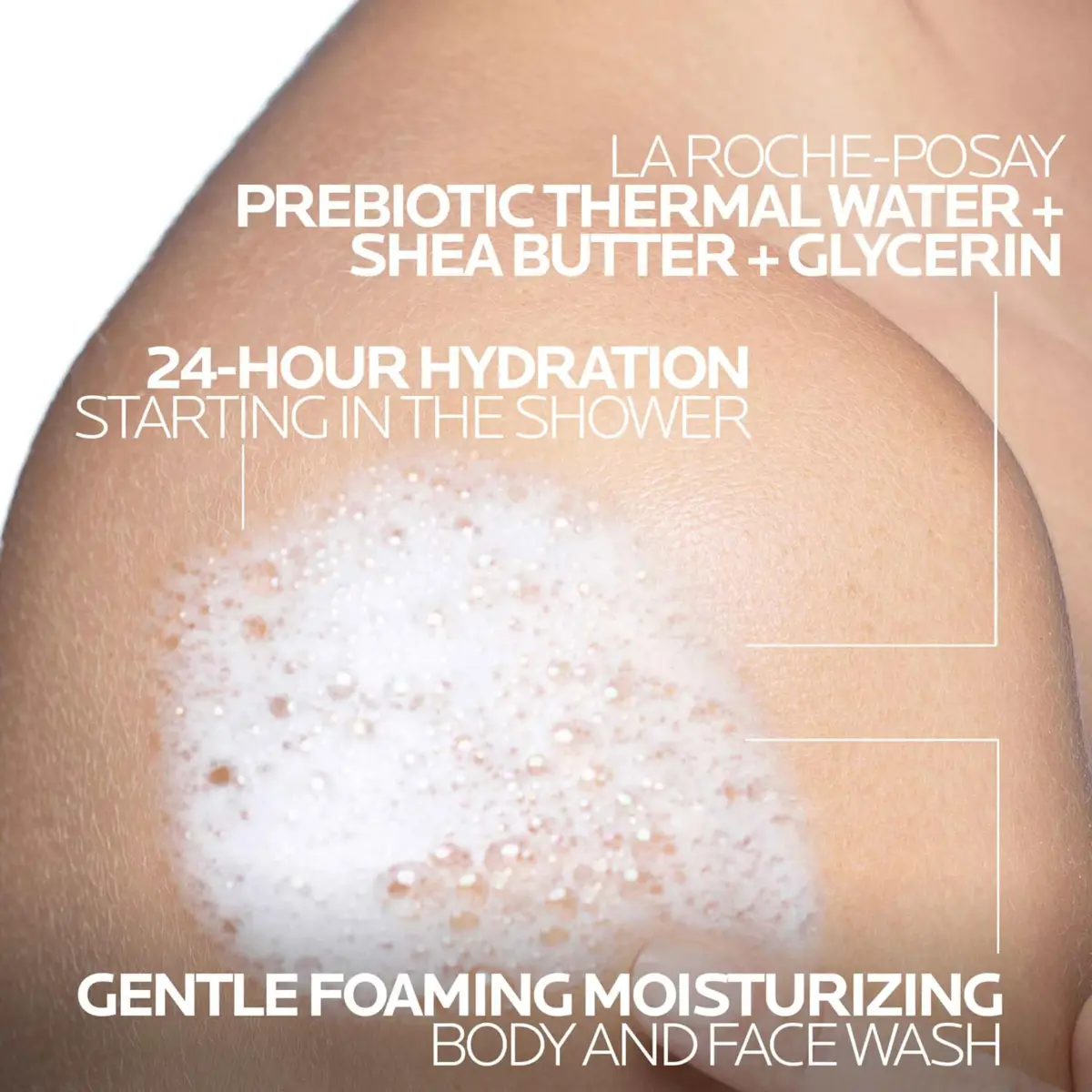 La Roche-Posay AP+ Gentle Moisturizing Body Wash for Dry Skin 200ml (6.76 Fl Oz) | Dermatologist Tested for Sensitive Skin - view 3