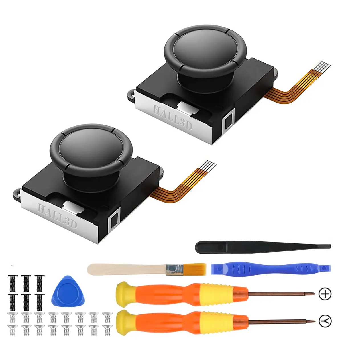 BRONAL TMR Hall Effect Joystick Replacement for Switch JoyCon [2 Pack] | Precision Anti-Drift for Switch/OLED/Lite - main product image