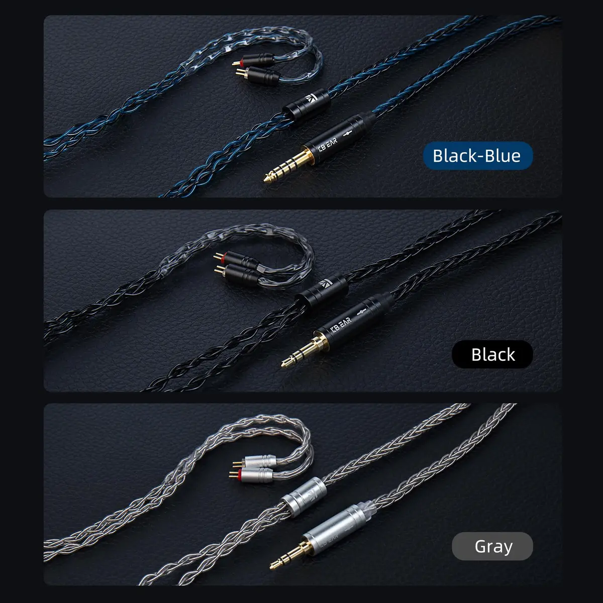 H HIFIHEAR 2M Long Recessed 2Pin IEM Cable | Silver-plated 8 Core OFC for KZ ZS10 PRO/ZSN PRO X - view 7