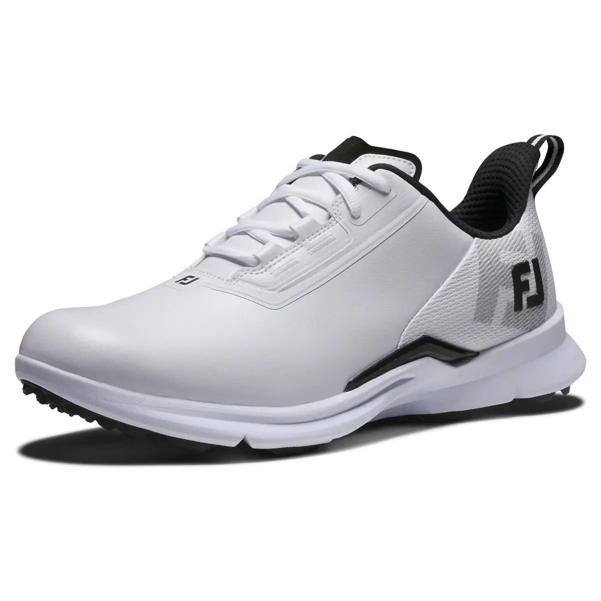 FootJoy FJ Fuel Golf Shoe White/White/Black 9.5 | Waterproof, Lightweight & Stable - main product image
