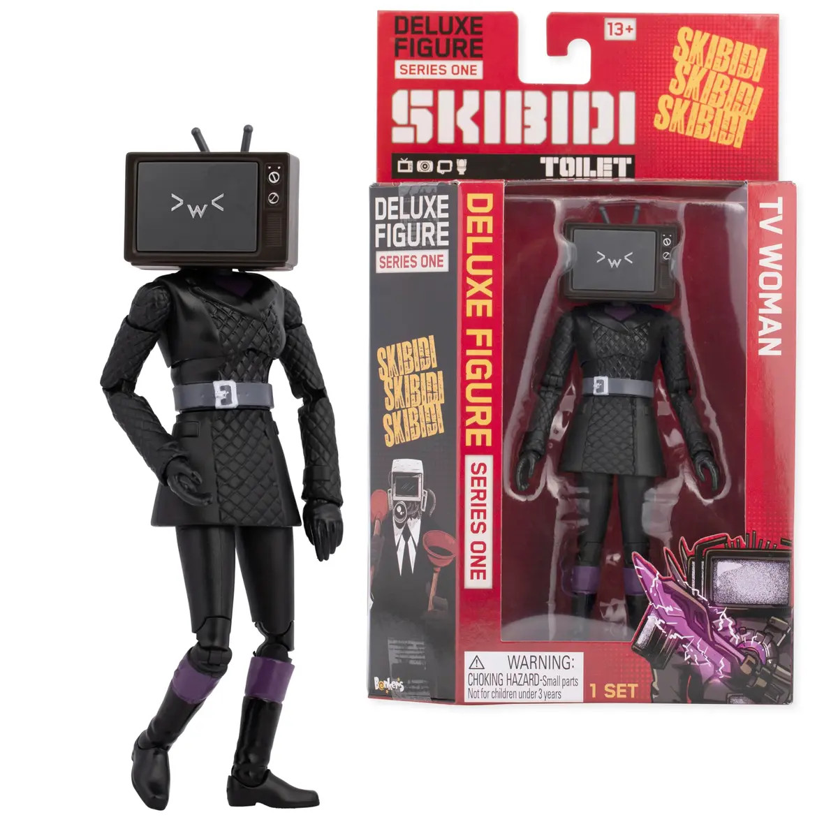 SKIBIDI TOILET Deluxe TV Woman 6 inch (15.24 cm) Figure | Officially Licensed Collectible Toy - main product image