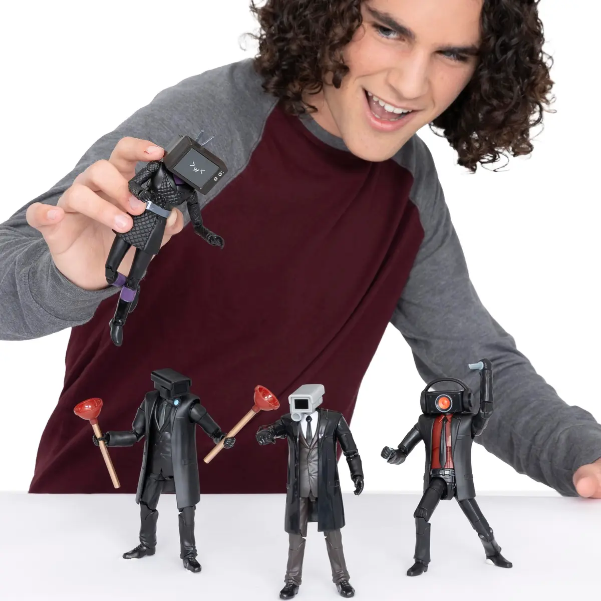SKIBIDI TOILET Deluxe Cameraman Figure 15.24 cm (6 inch) | Officially Licensed Collectible Toy - view 6