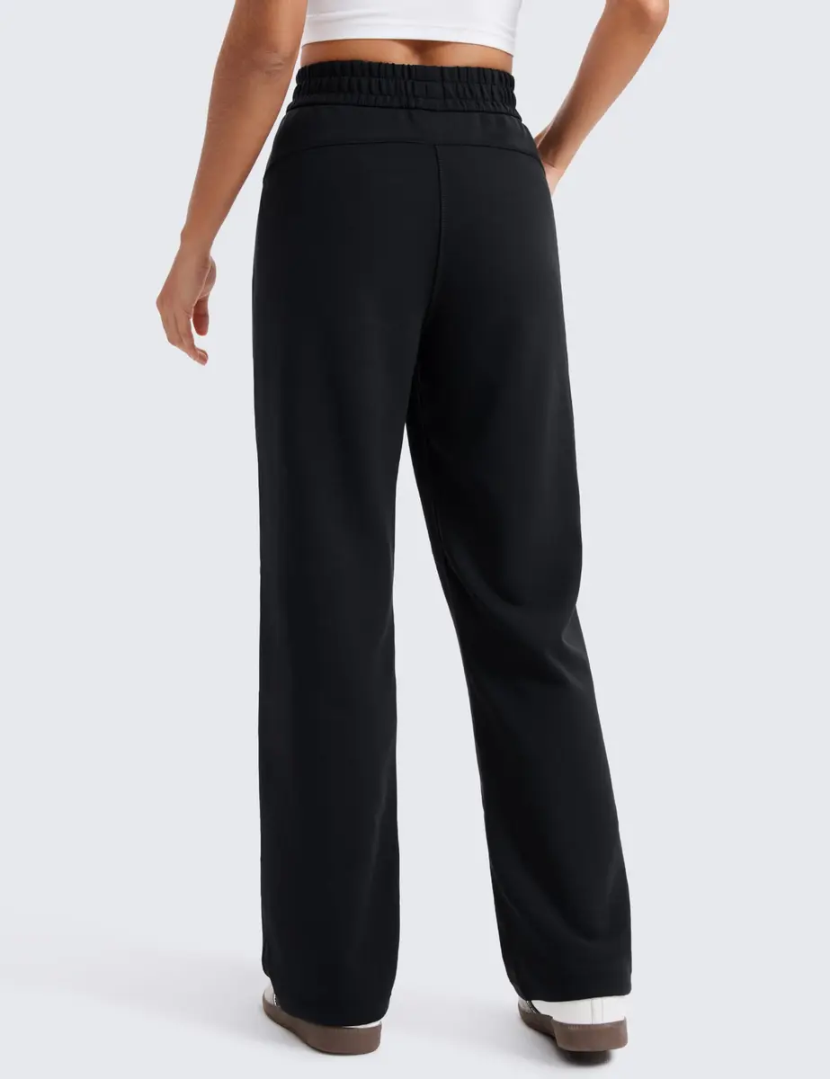 CRZ YOGA SoftAura Sweatpants 30" Black | Ultra-Soft Modal Blend for Casual Comfort - view 2
