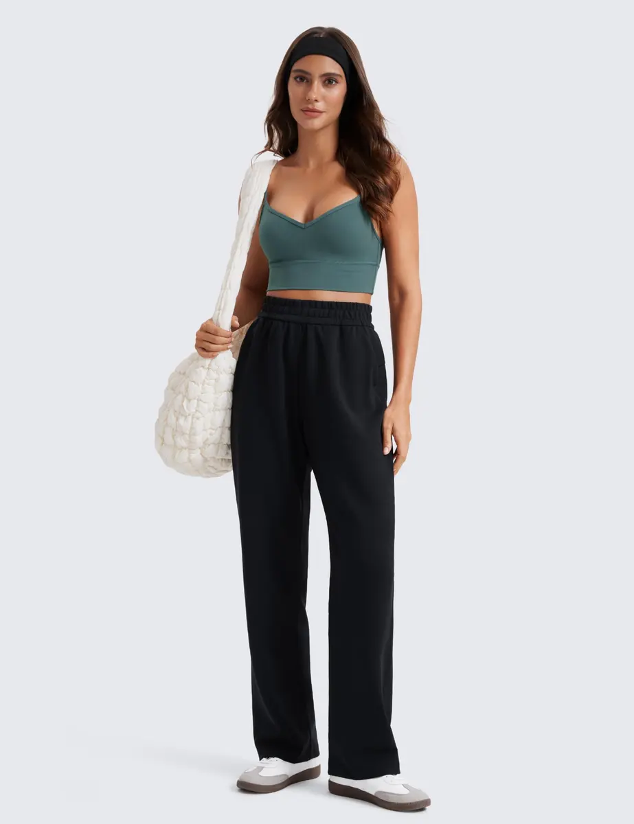CRZ YOGA SoftAura Sweatpants 30" Black | Ultra-Soft Modal Blend for Casual Comfort - view 3