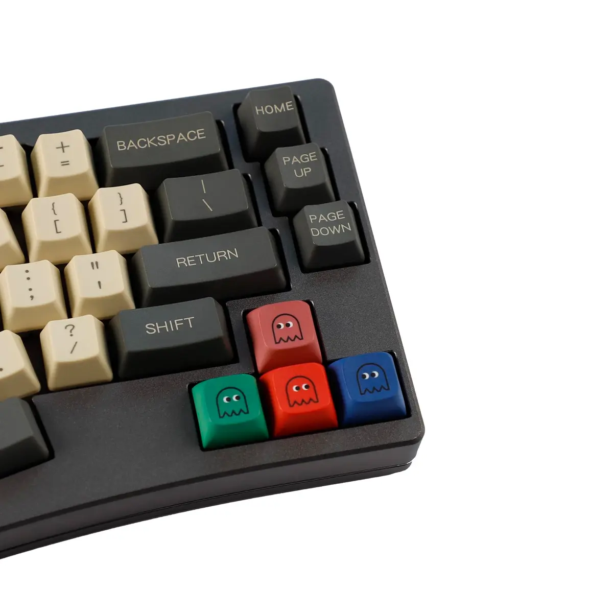 Mechkeeb ZDA Pacman 5 Keys Keycap Set | Custom Dye-Sublimation PBT for MX Mechanical Keyboards - view 5