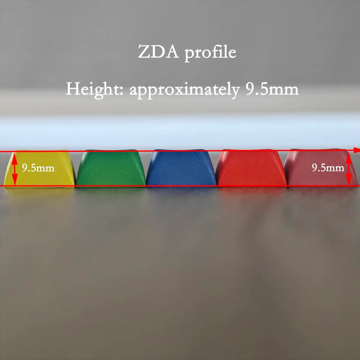 Mechkeeb ZDA Pacman 5 Keys Keycap Set | Custom Dye-Sublimation PBT for MX Mechanical Keyboards - view 2