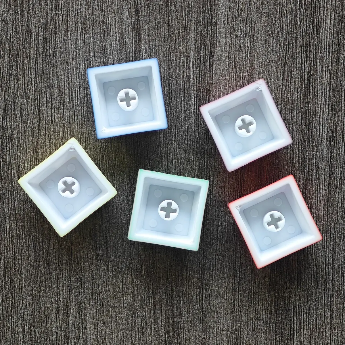 Mechkeeb ZDA Pacman 5 Keys Keycap Set | Custom Dye-Sublimation PBT for MX Mechanical Keyboards - view 3