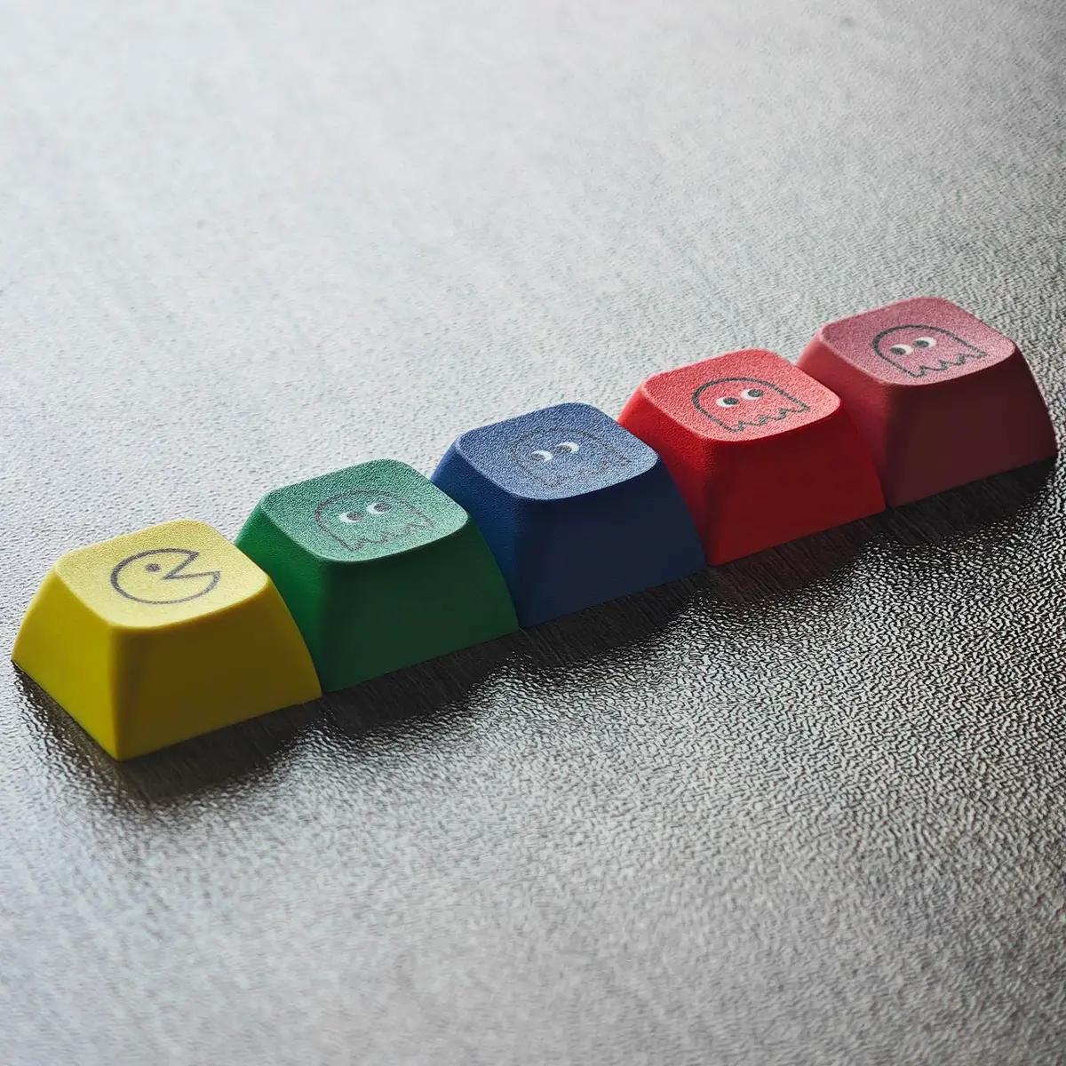 Mechkeeb ZDA Pacman 5 Keys Keycap Set | Custom Dye-Sublimation PBT for MX Mechanical Keyboards - view 4