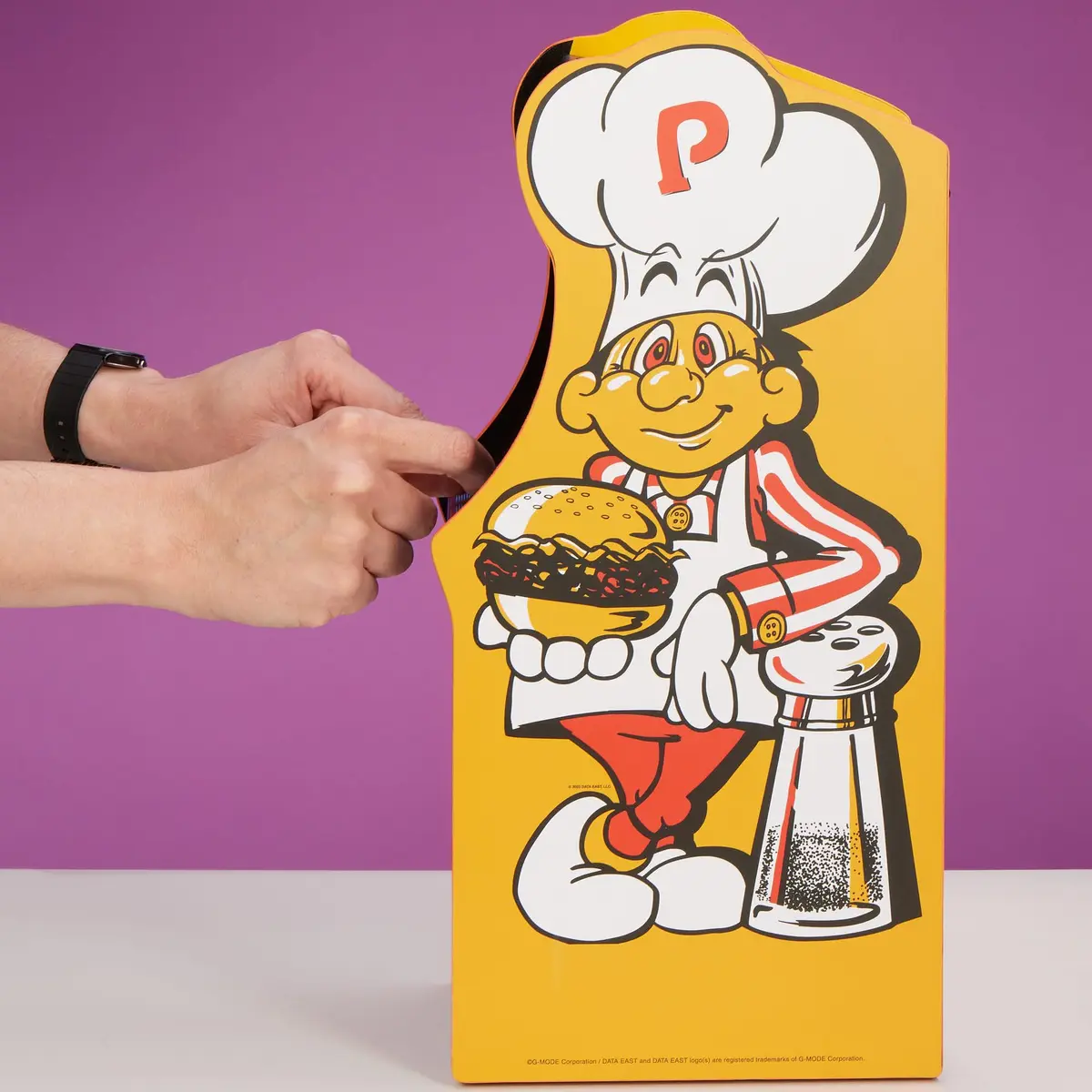 Quarter Arcades Burger Time 1/4 Scale Mini Arcade | Authentic Wooden Replica with 5-inch TFT Screen - view 6