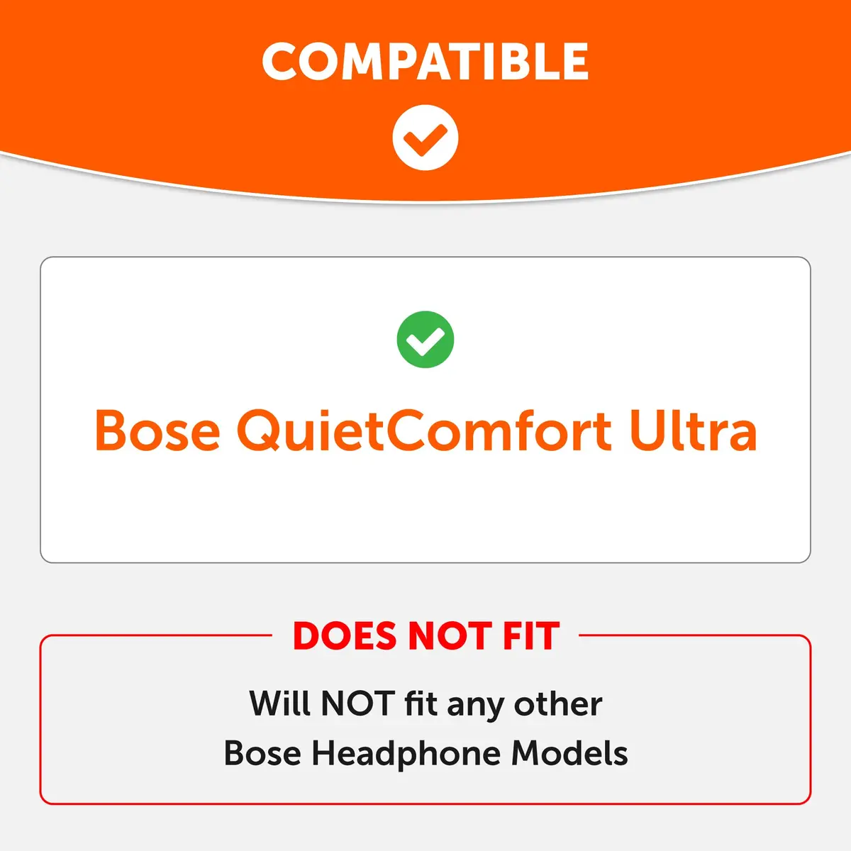 WC Freeze QC Ultra Cooling Gel Earpads for Bose QuietComfort Ultra Gen 1 & 2 | 2-Pack, 90's Black - view 2