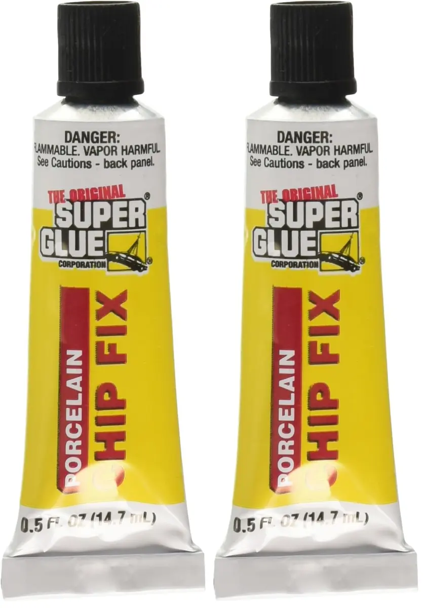 Super Glue Porcelain Repair Liquid 2-Pack | Heat & Water Resistant - main product image