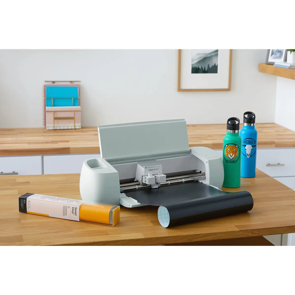 Cricut Smart Permanent Vinyl, Orange - 3-Pack of 3ft Rolls (33cm x 0.9m) | Matless Cutting for Maker 3 & Explore 3 - view 3