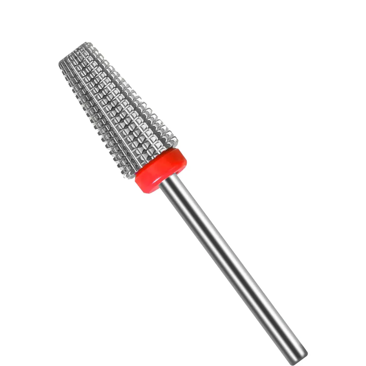 SQULIGT 5-in-1 Tungsten Carbide Nail Drill Bit Set (Fine Grit) | Professional Efile Bit for Acrylics & Gels - main product image