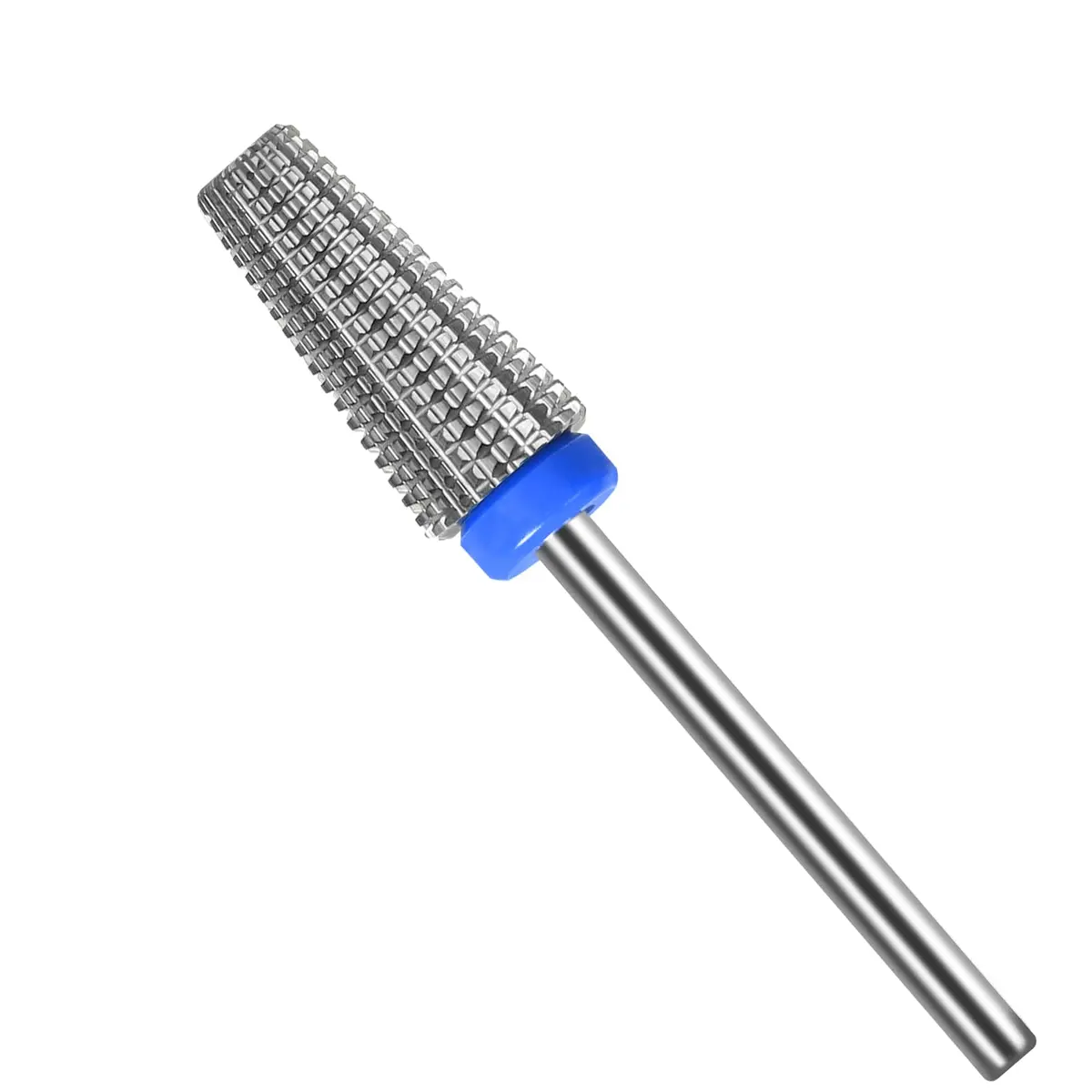 SQULIGT 5 in 1 Tungsten Carbide Nail Drill Bit Medium Silver | Professional Manicure & Pedicure Tool - main product image