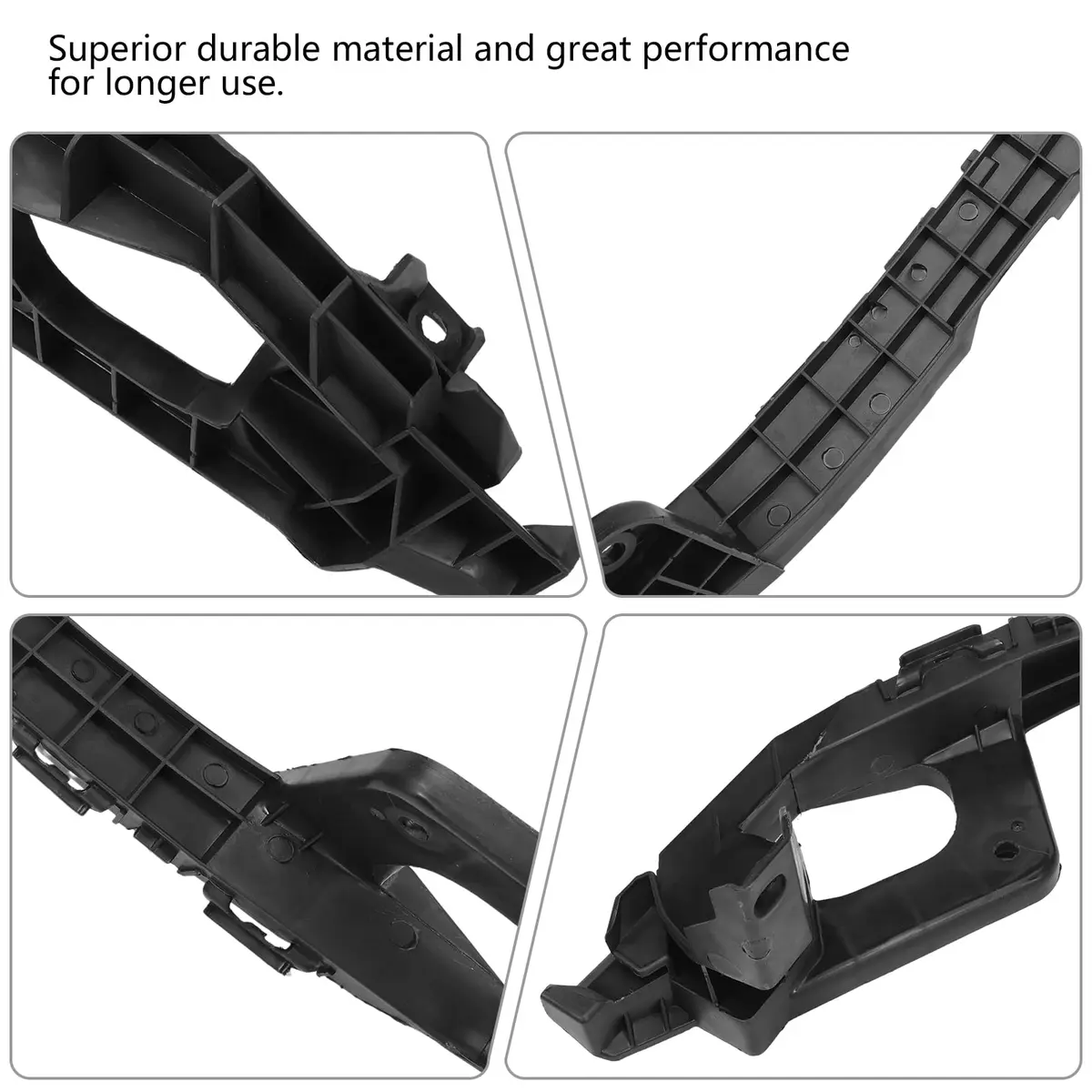 AUROLYNNE 4-Piece Front Headlight and Bumper Bracket Kit for 2008-2012 Honda Accord Sedan | OE Replacement Set - view 3
