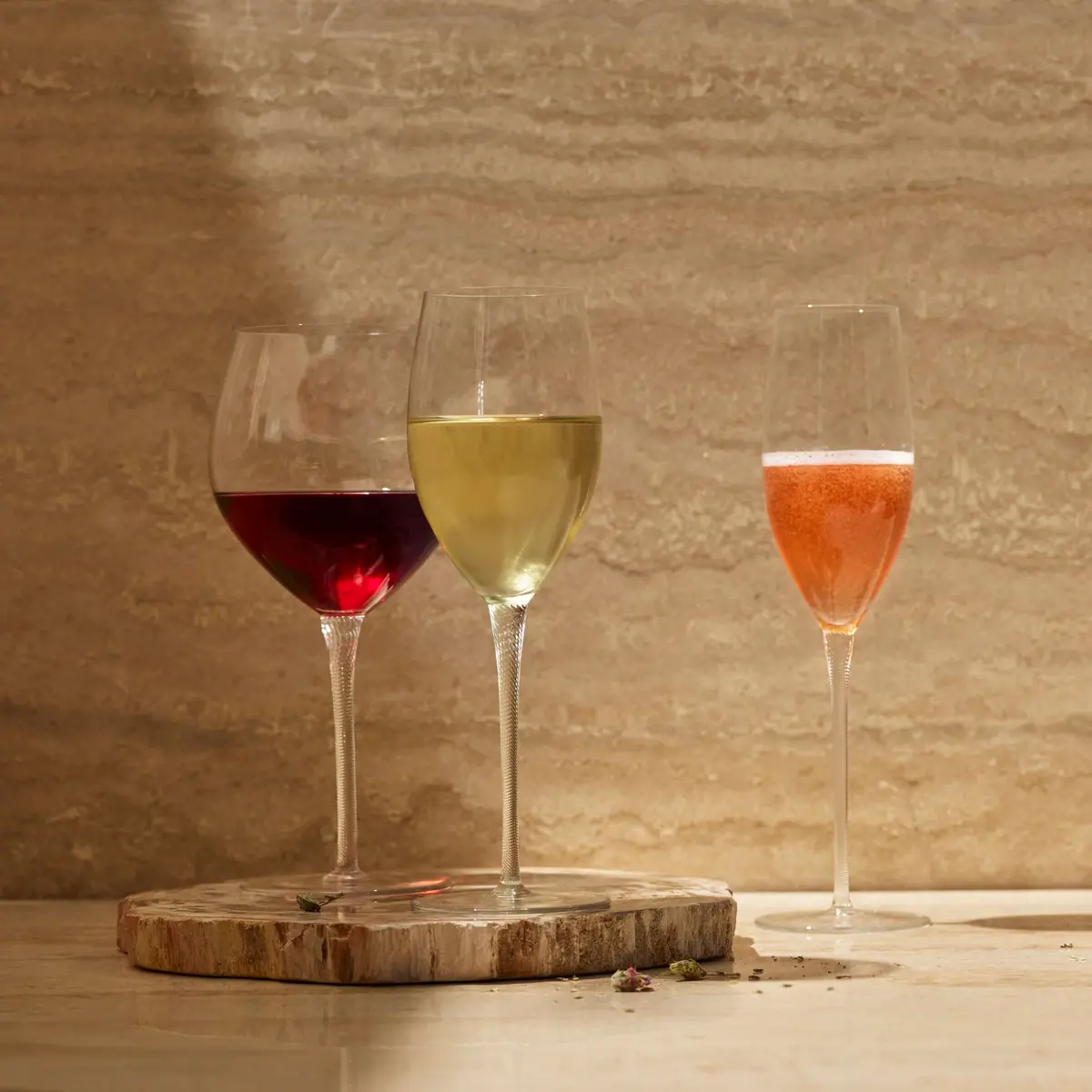 Zwiesel Glas Highness Crystal Wine Glass Set (2) | Handmade 7oz Sweet Wine Glasses - view 2