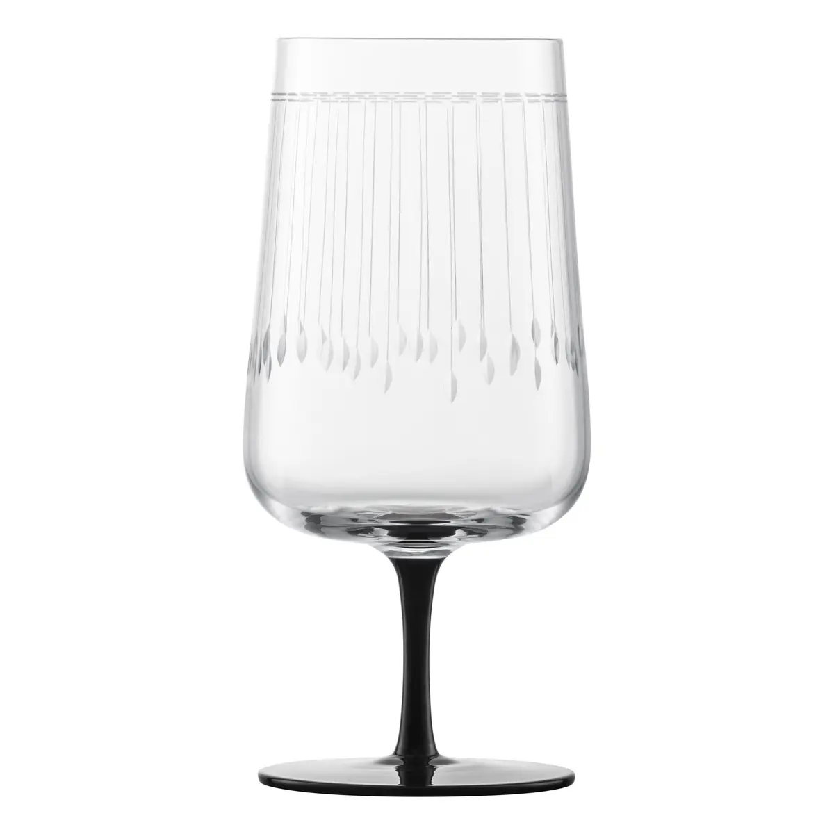Zwiesel Glas Handmade Glamorous Crystal Glass 16 Ounce Cabrenet Set of 2 | Art Déco Design - main product image